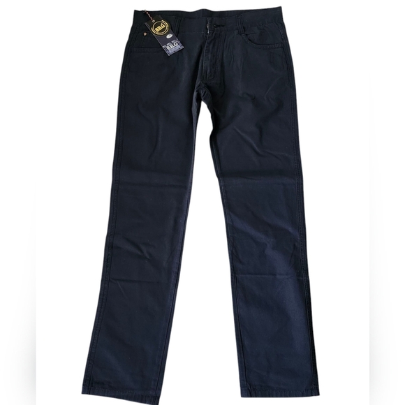 Men's Navy Blue Straight-Leg Pants - Great for Workwear! (Various Size - Picture 1 of 10